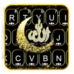 glitter allah theme android application logo